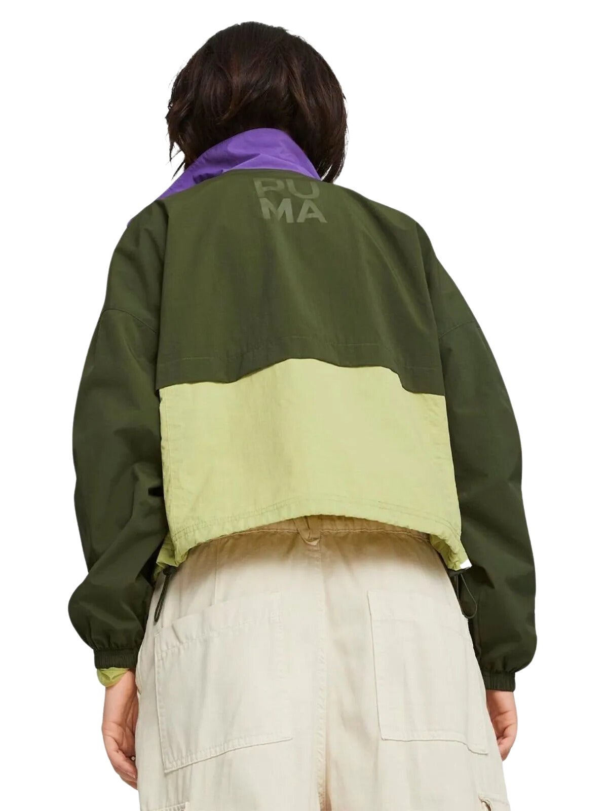 Puma Jacket Ladies Infuse Woven Myrtle Cream-Green